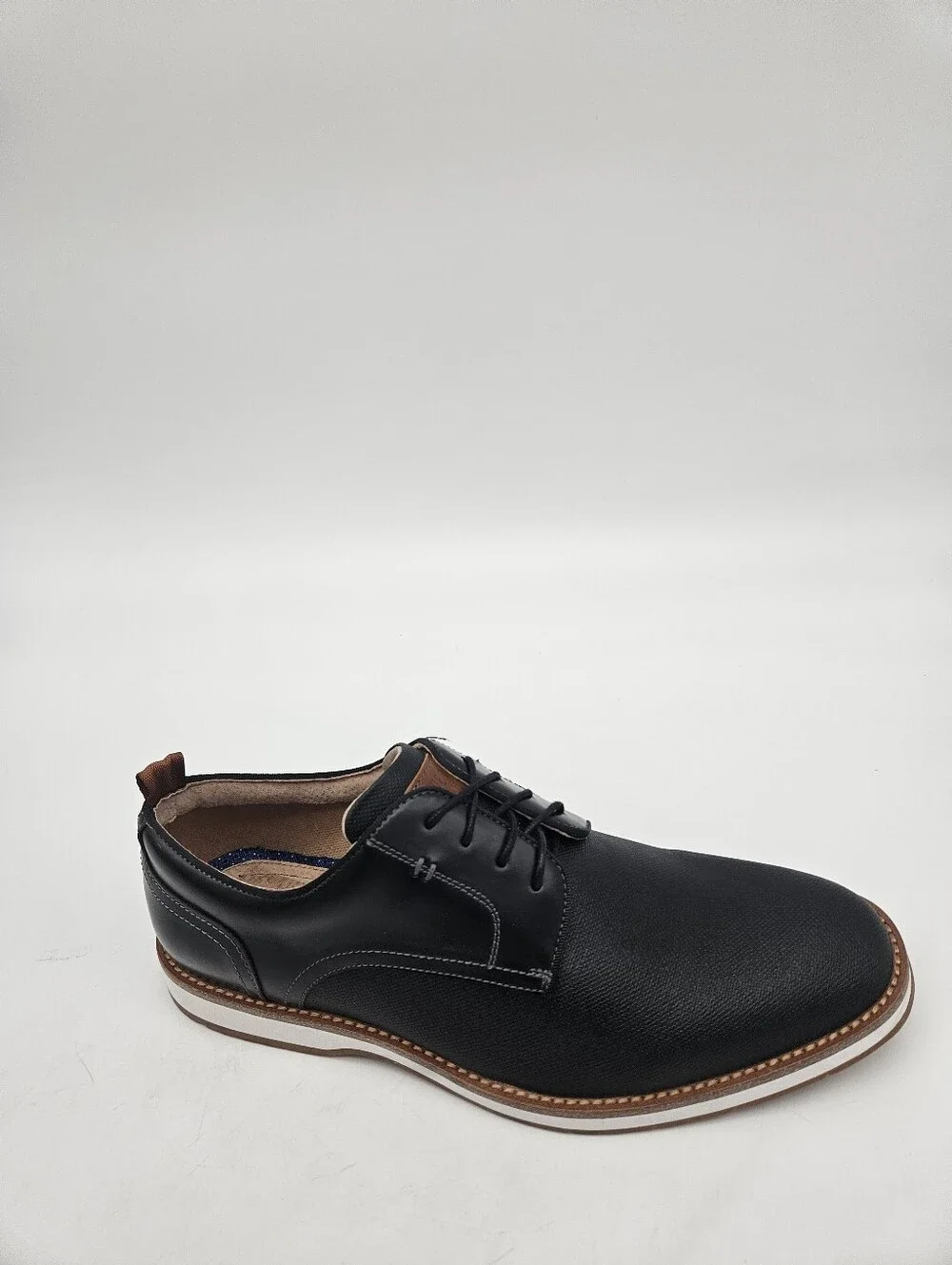 STEVE MADDEN Mens Bader Oxford Black Sz 9